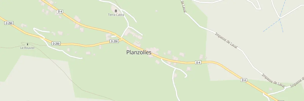 Plan du 5038 Lubac à Planzolles