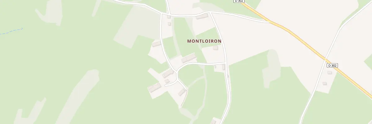 Plan du 8 Montloiron à Cussy-en-Morvan