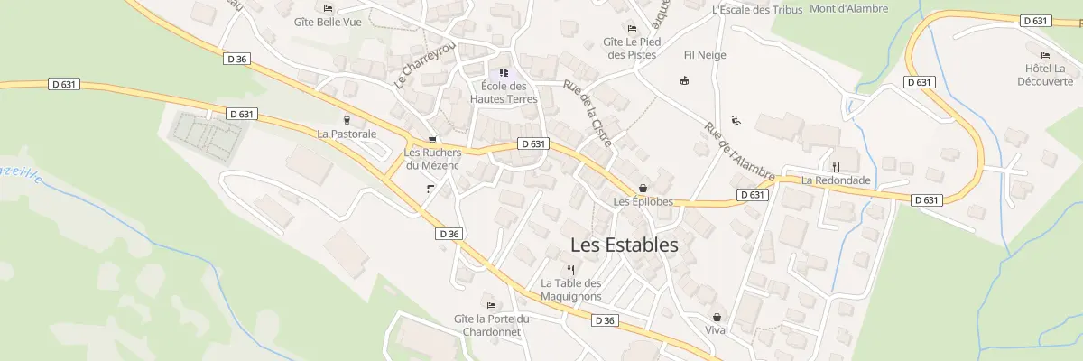 Plan du 5091 Le Bourg aux Estables