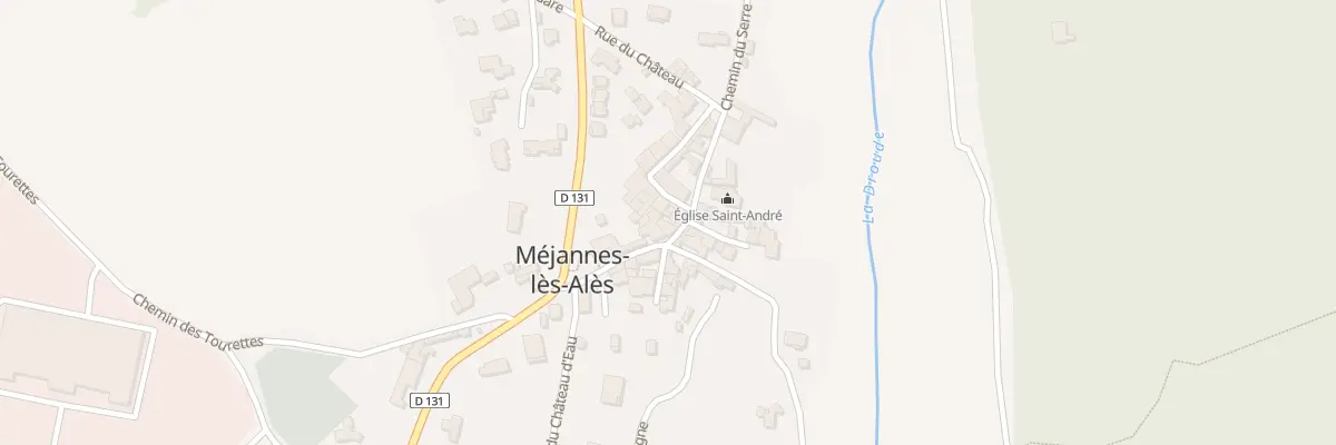 Plan du 1 Pl de l’Eglise à Méjannes-lès-Alès