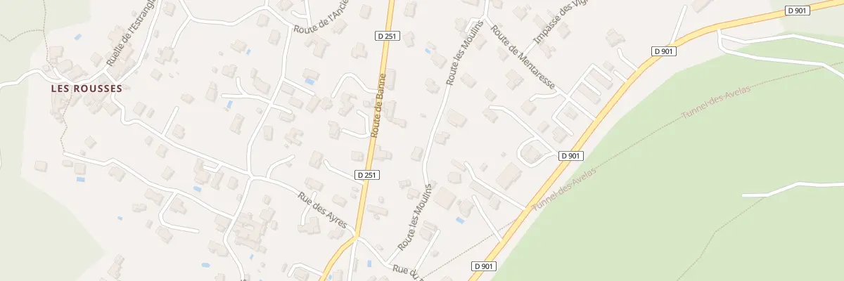 Plan du 135 Rte les Moulins à Saint-Paul-le-Jeune