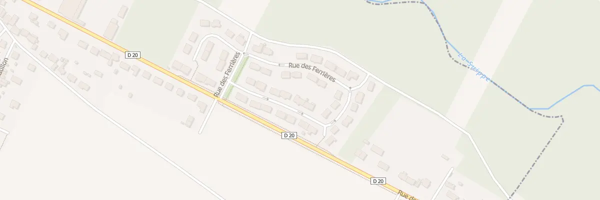 Plan du 9 Rue des Ferrières à Boult-sur-Suippe