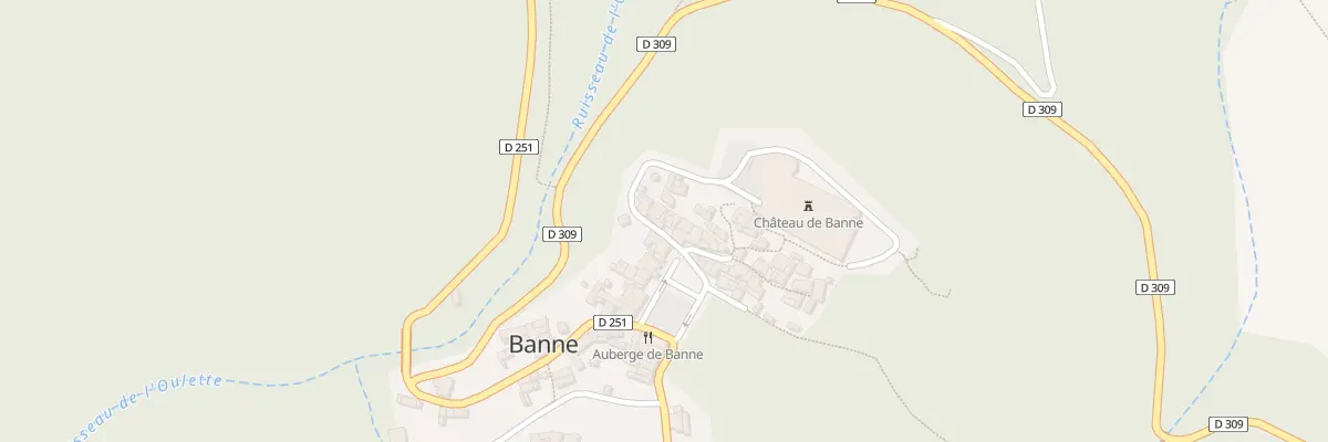 Plan du 5033 Le Fort à Banne