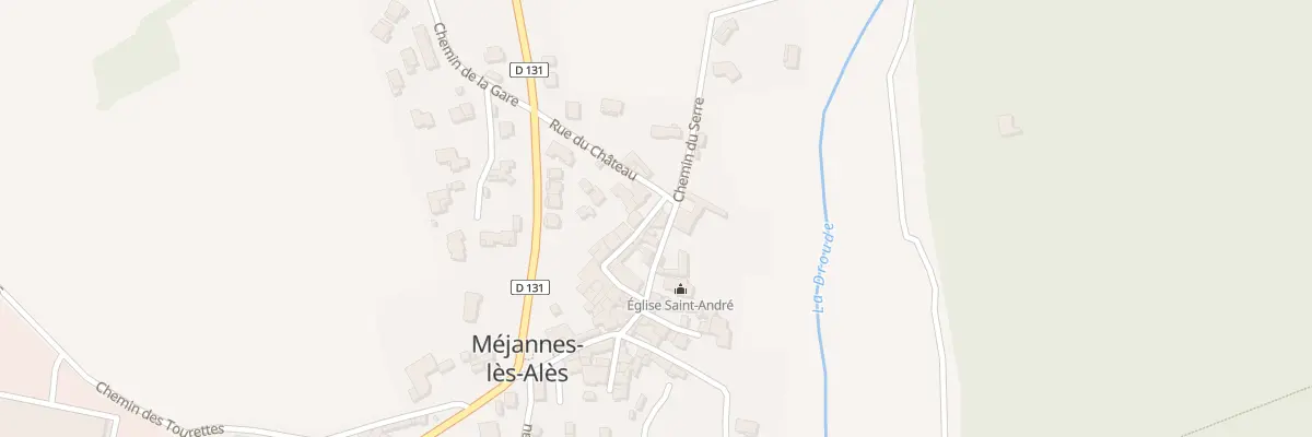 Plan du 8 Rue Venelle Basse à Méjannes-lès-Alès