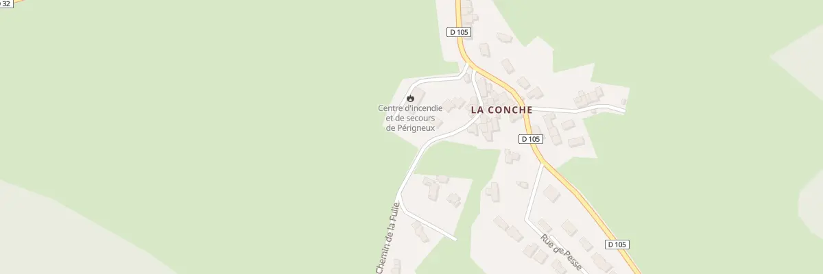 Plan du 154 Che de la Fulie à Périgneux