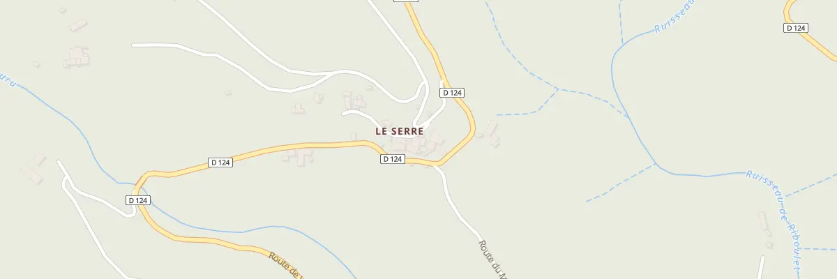 Plan du 154 Rte de Valgorge à Laboule