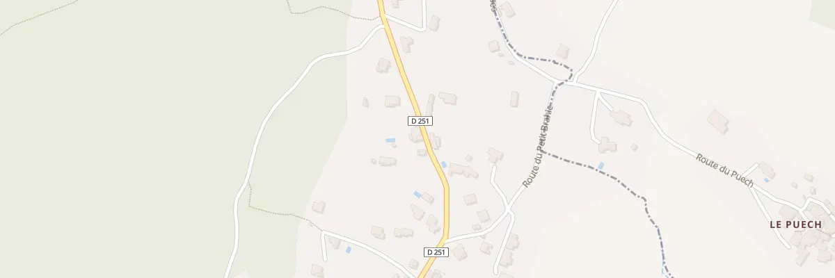 Plan du 725 Rte de Banne à Saint-Paul-le-Jeune