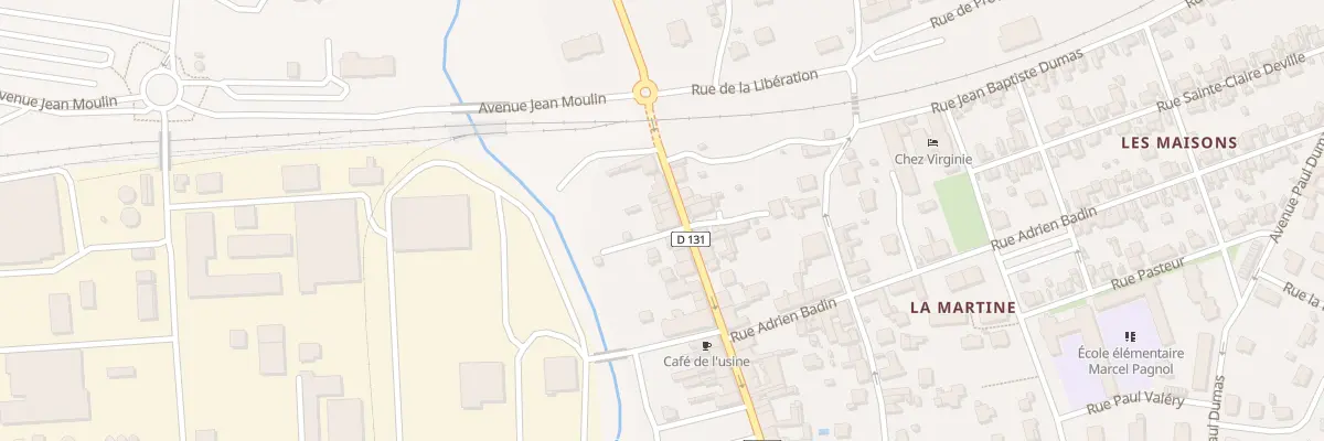 Plan du 10 Rue Henri Merle à Salindres