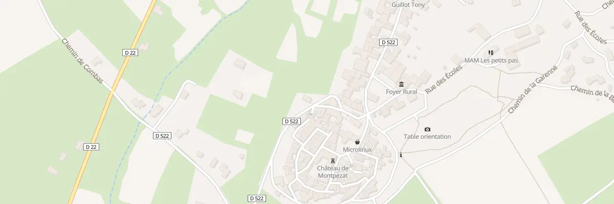 Plan du 8 Rue de Sommières à Montpezat