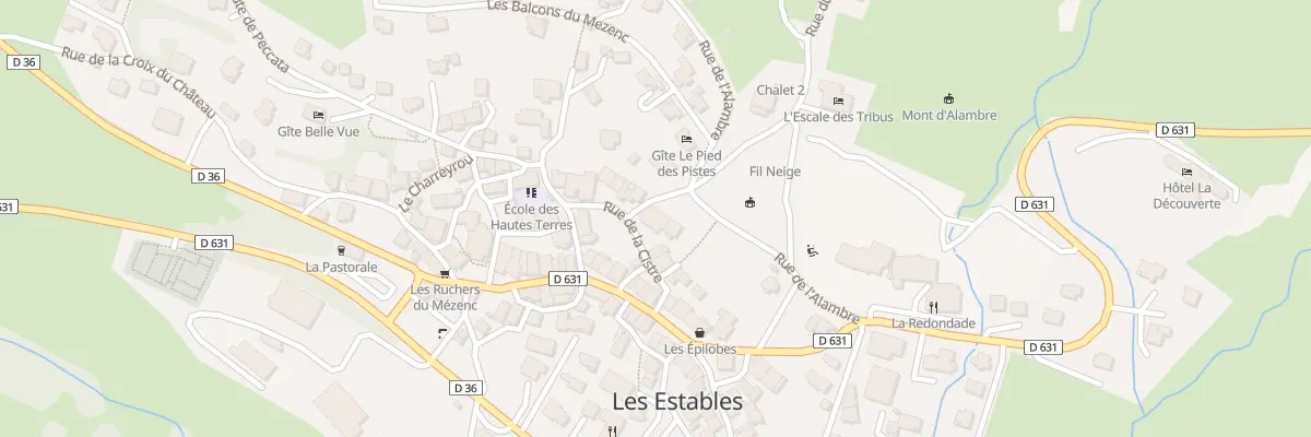 Plan du 5024 Le Bourg aux Estables