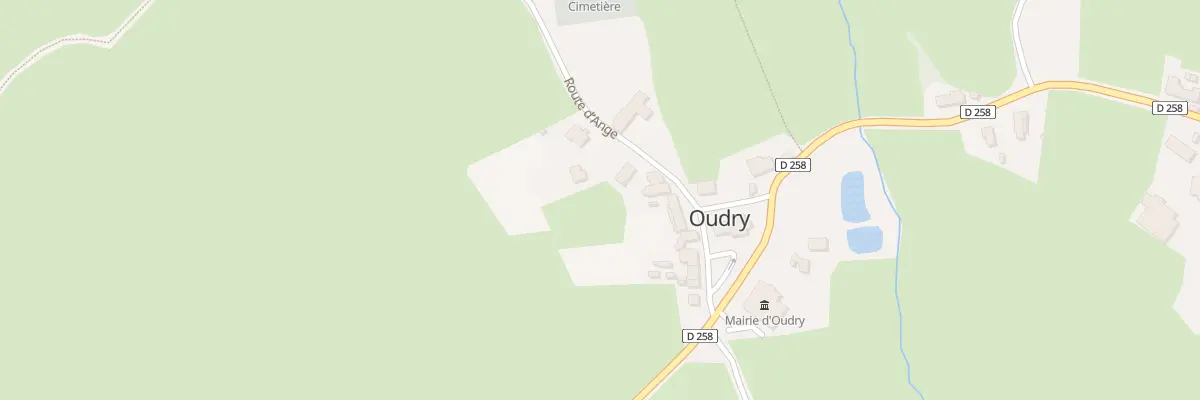 Plan du 5216 Le Bourg à Oudry