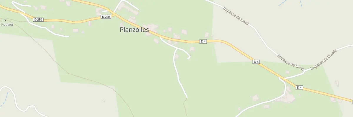 Plan du 5091 Cros de Villeneuve à Planzolles