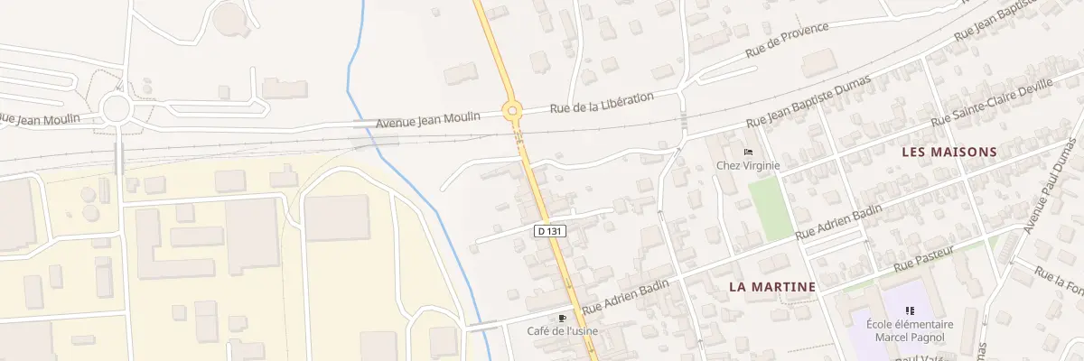 Plan du 1 Rue Henri Merle à Salindres