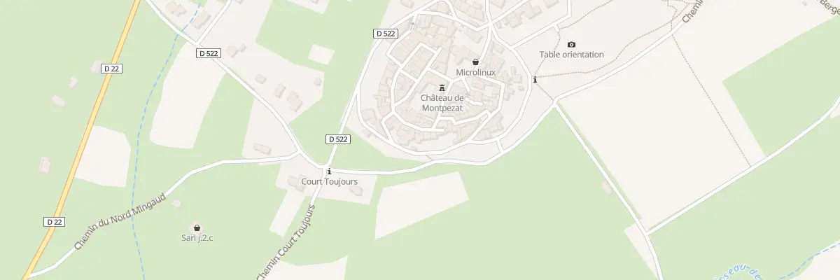 Plan du 17 Rue du Château à Montpezat