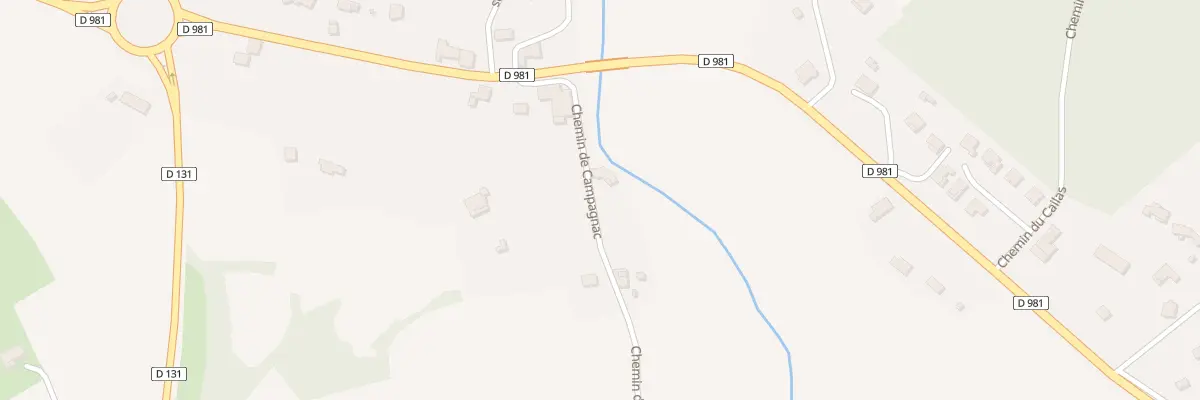 Plan du 113 Che de Campagnac à Méjannes-lès-Alès