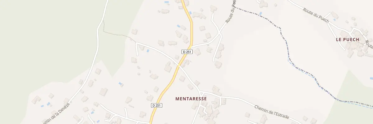 Plan du 5040 Mentaresse à Saint-Paul-le-Jeune