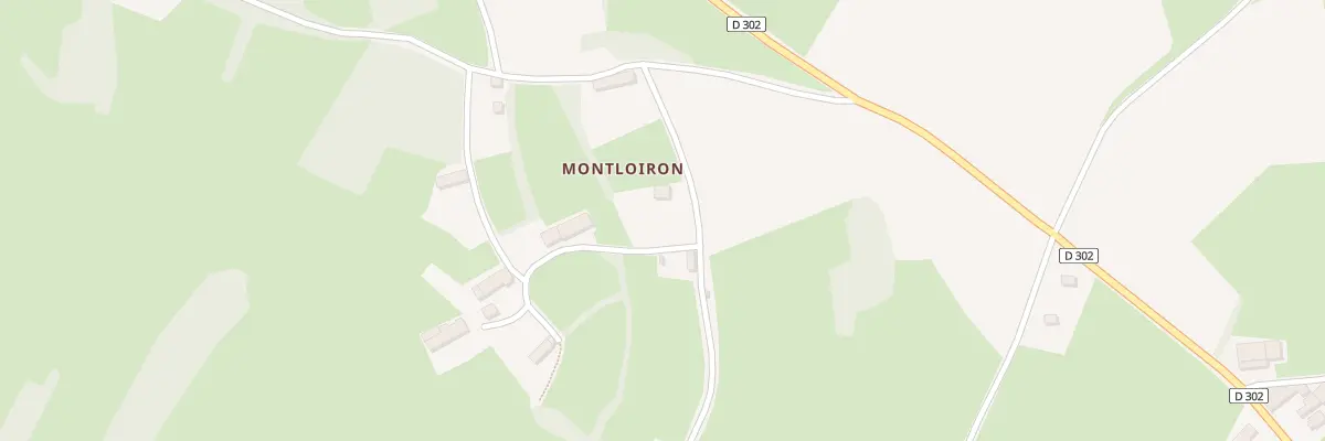 Plan du 2 Montloiron à Cussy-en-Morvan