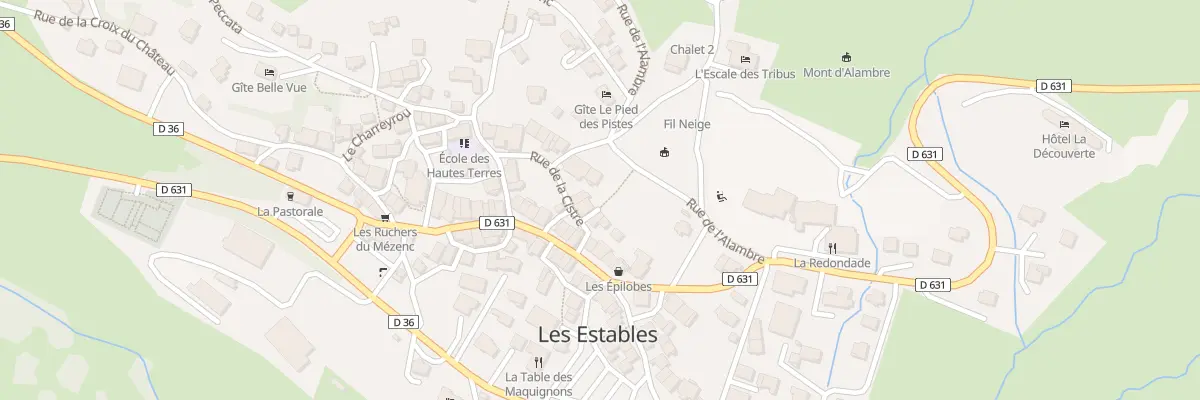 Plan du 5022B Le Bourg aux Estables