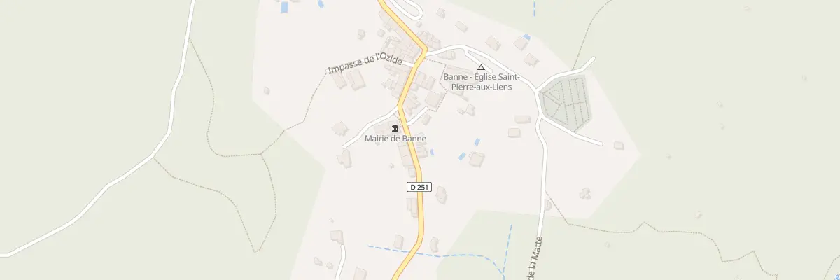 Plan du 5075 L’Eglise à Banne