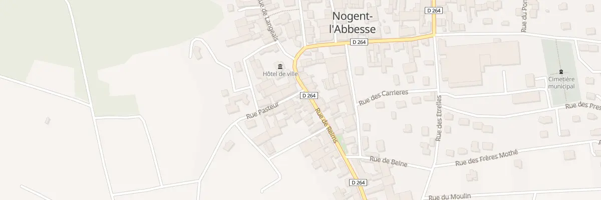 Plan du 50 Rue de Reims à Nogent-l’Abbesse