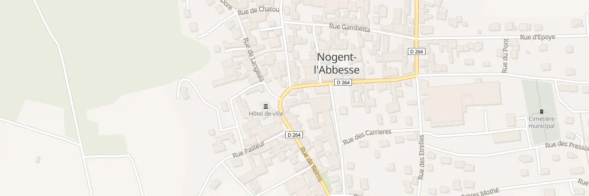 Plan du 1 Pl Sadi-Carnot à Nogent-l’Abbesse