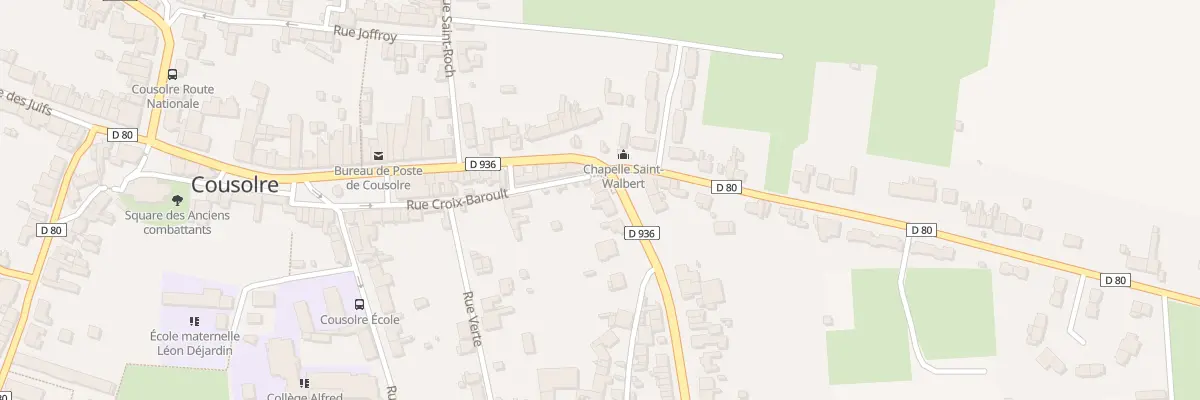Plan du 3 Rue de Landeliès à Cousolre