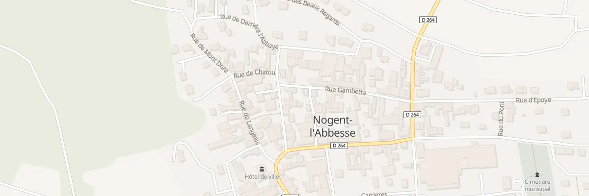 Plan du 28 Rue Gambetta à Nogent-l’Abbesse