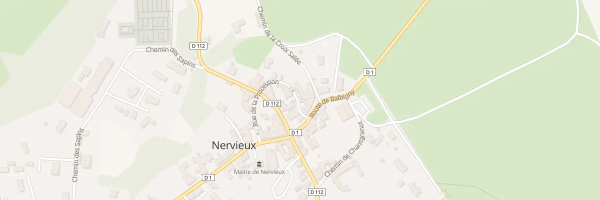 Plan du 17 Che de la Procession à Nervieux