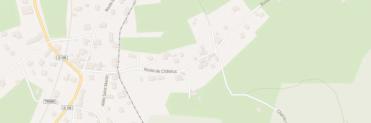 Plan du 992 Rte de Chatelus à Saint-Marcellin-en-Forez