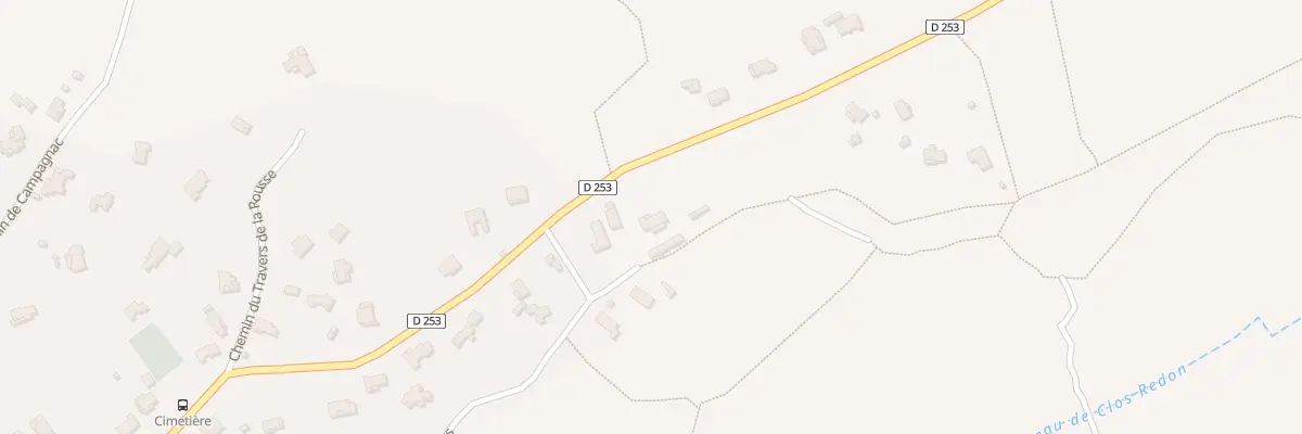 Plan du 720 Rte de Monteils à Deaux