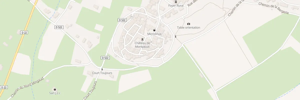 Plan du 3 Rle du Rocher à Montpezat