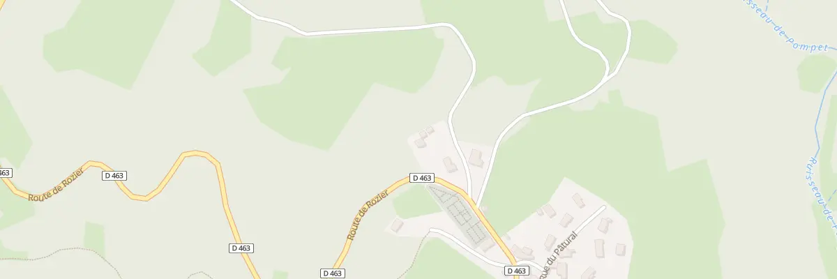 Plan du 60 Rte de Rozier à Malvalette