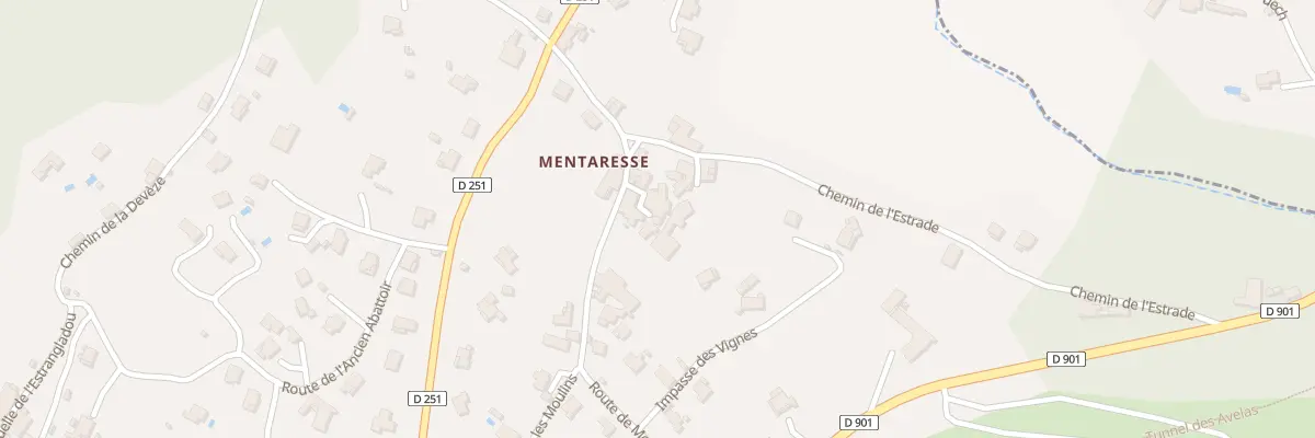 Plan du 25 Imp du Puits à Saint-Paul-le-Jeune