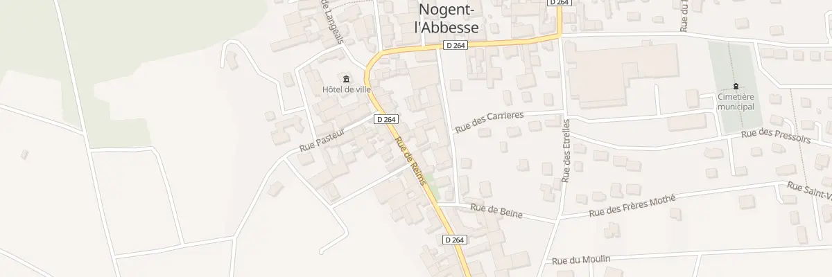 Plan du 85 Rue de Reims à Nogent-l’Abbesse