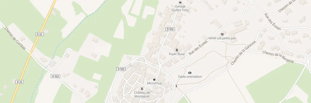 Plan du 7B Rue de Nimes à Montpezat