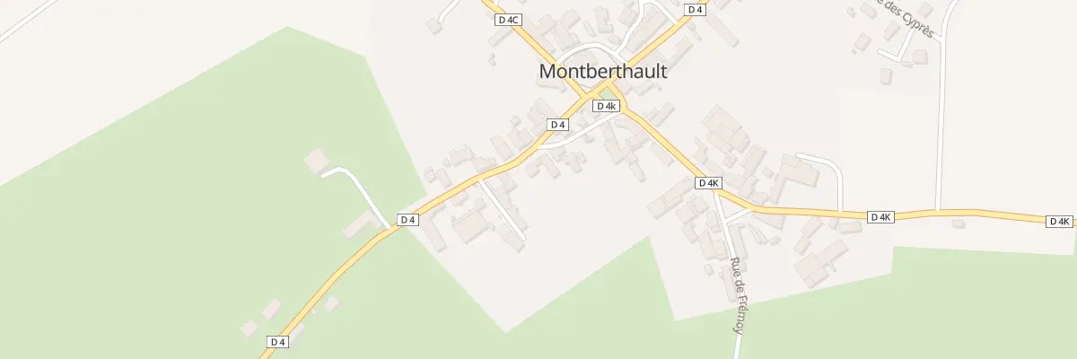 Plan du 3 Rue de Rouvray à Montberthault