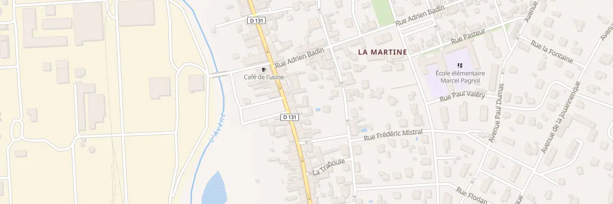 Plan du 16 Rue Jules Boulouvard à Salindres