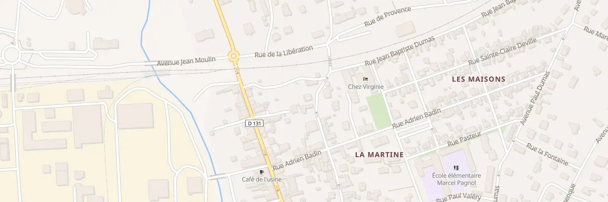 Plan du 4 Rue Jules Boulouvard à Salindres