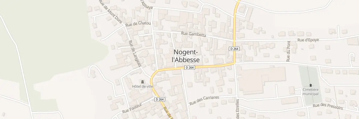Plan du 75 Rue Chamalieres à Nogent-l’Abbesse