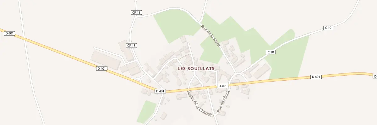 Plan du 128 Souillats à Bierry-les-Belles-Fontaines