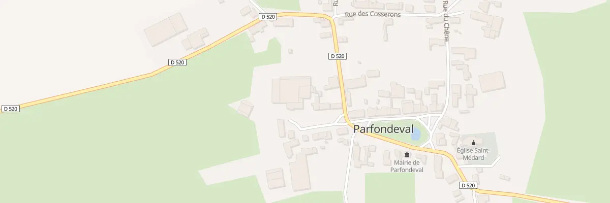 Plan du 3 Pl du Culot à Parfondeval
