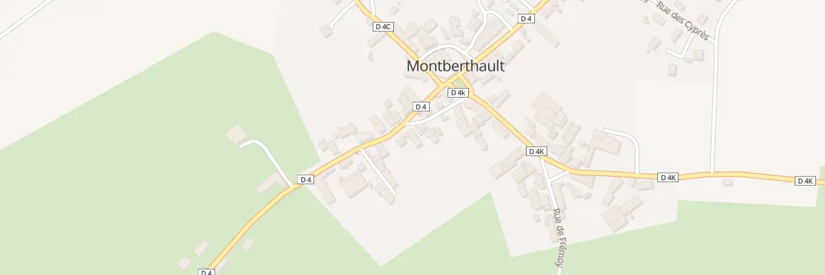 Plan du 1B Rue de Rouvray à Montberthault