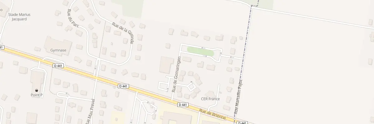 Plan du 22 Rue de Gomaringen à Arcis-sur-Aube