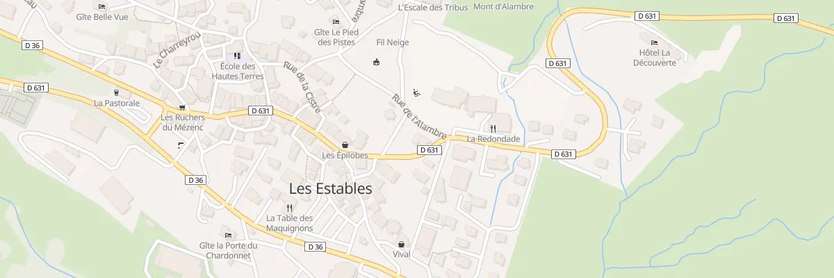 Plan du 5013B Le Bourg aux Estables