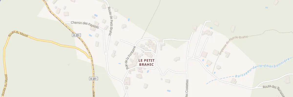Plan du 5225 Petit Brahic à Banne