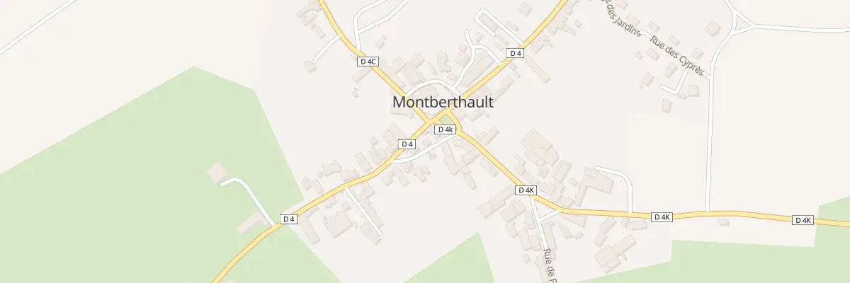 Plan du 2 Rue de l’Eglise à Montberthault