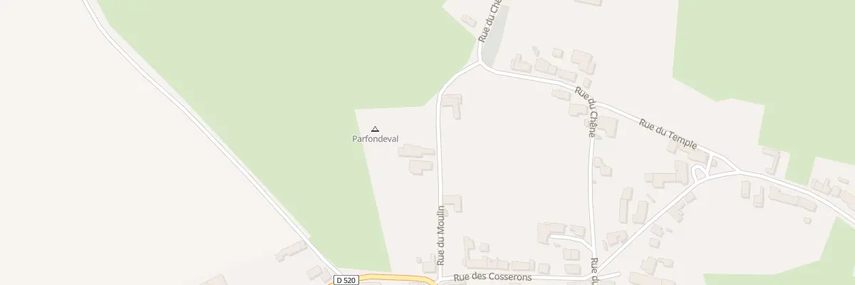 Plan du 4 Rue du Moulin à Parfondeval