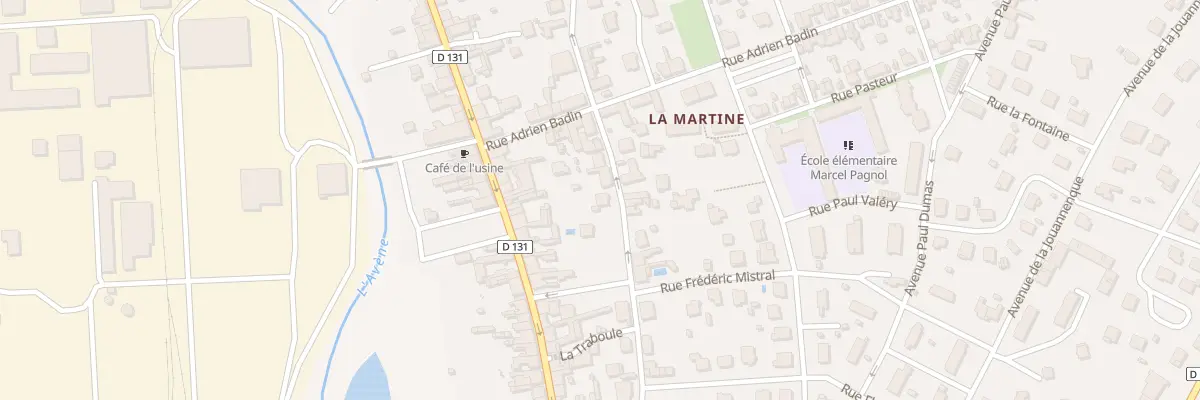 Plan du 14 Rue Jules Boulouvard à Salindres