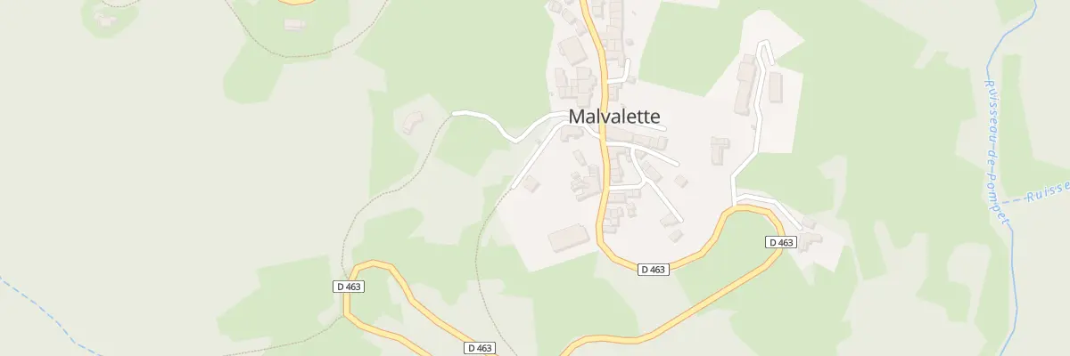 Plan du 75 Che de l’Étang à Malvalette