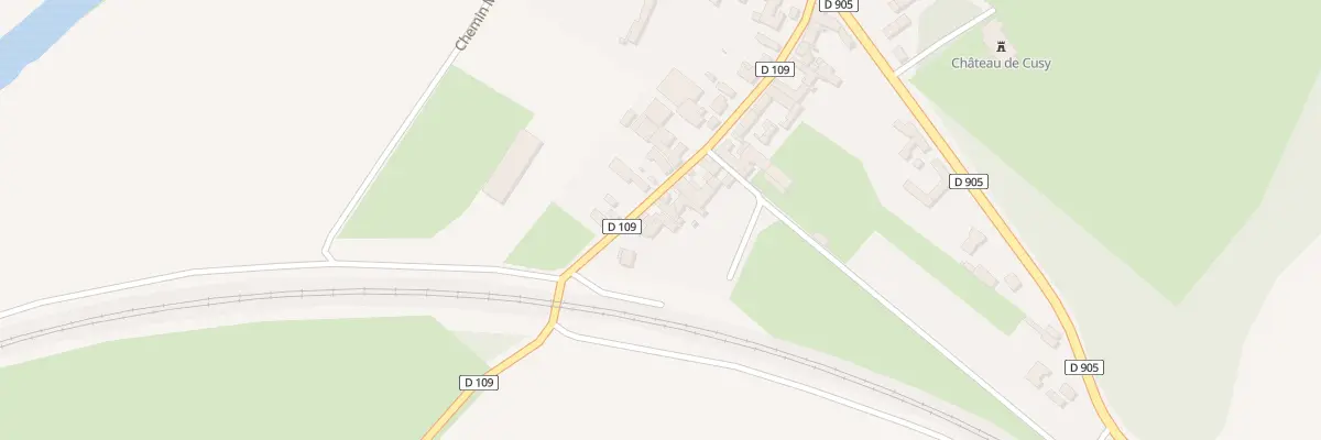 Plan du 33 Rue d’Argenteuil - Cusy à Ancy-le-Franc